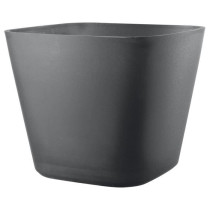 Pot de fleurs carré - DEROMA - Origin - 12 L - Gris