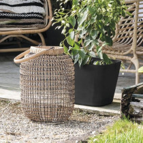 Pot de fleurs carré - DEROMA - Origin - 30 L - Anthracite