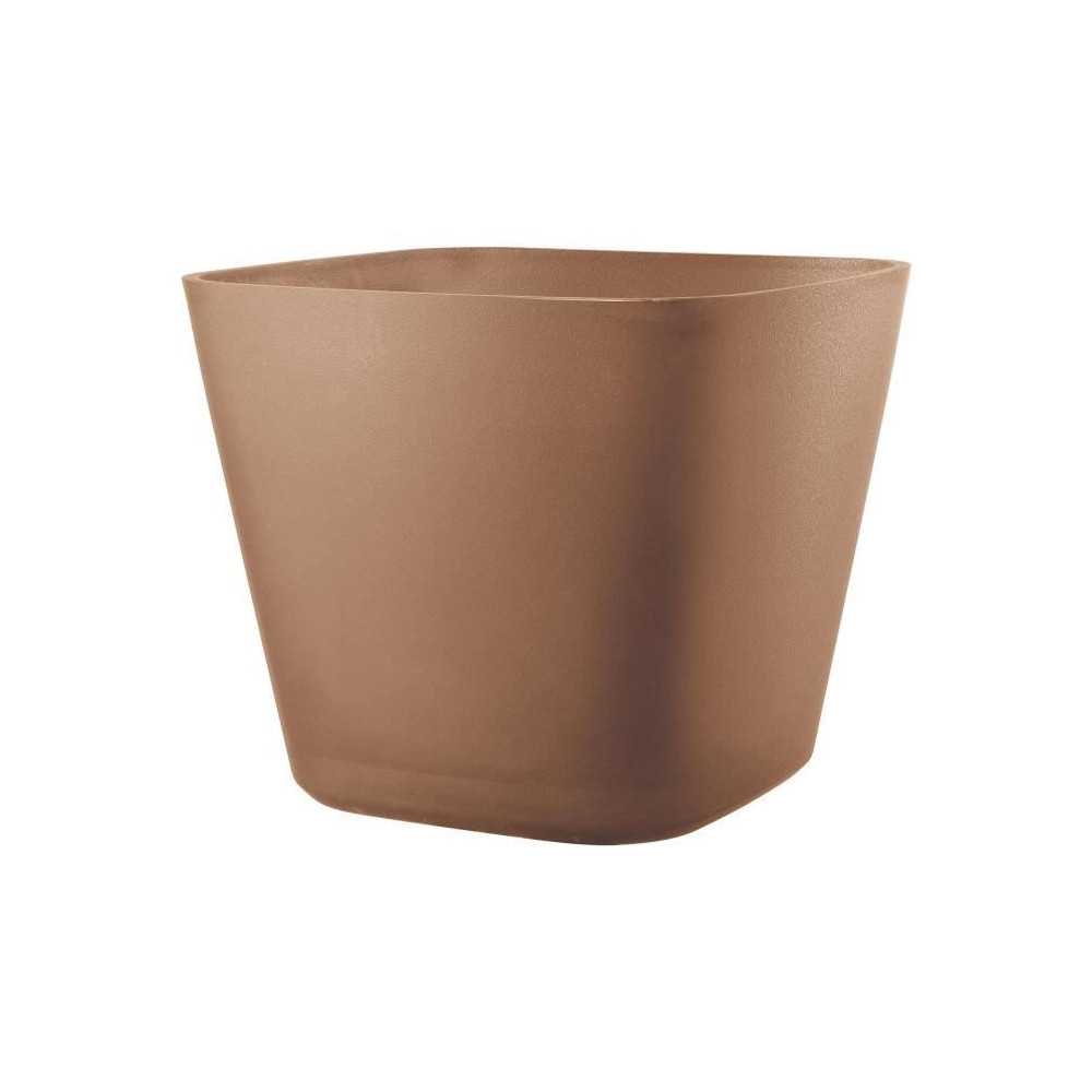 Pot de fleurs carré - DEROMA - Origin - 12 L - Terre cuite Pot de fleurs carré - DEROMA - Origin - 12 L - Terre cuite