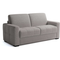 Canapé convertible express - 3 places - EUREKA - Tissu como 22 ASH -