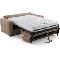 Canapé convertible express - 3 places - EUREKA - Tissu como 5 Antelop