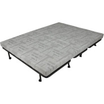 Banquette BZ - 2 places - Bleu Marine - Coussins Jungle - couchage 140