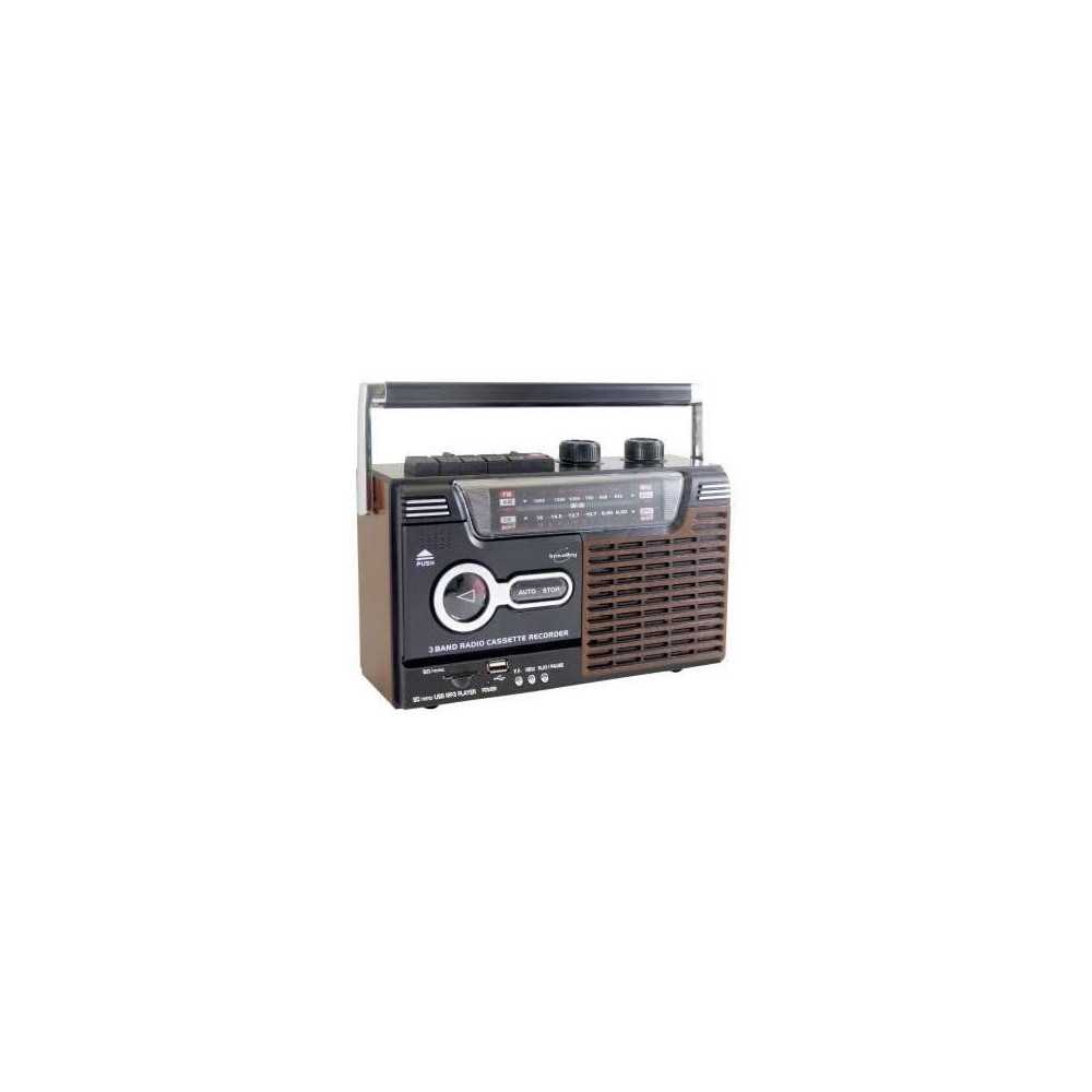 Radio-cassette enregistreur - INOVALLEY - RK10N - Haut-parleur 1 x 8 W Radio-cassette enregistreur - INOVALLEY - RK10N - Haut-parleur 1 x 8 W