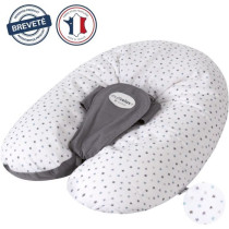 Coussin de maternité - CANDIDE - Multirelax - Polyester / Coton - Gri
