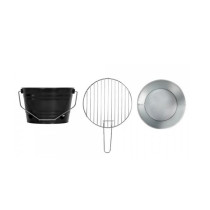 Barbecue a charbon portable - LIVOO - DOC327N - Inox - Surface de cuis
