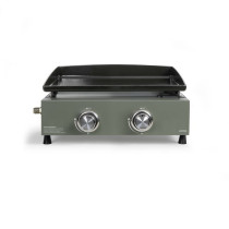 Livoo Plancha gaz 5000w plaque acier émaillé 45.5x35.5cm - DOC323