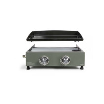 Livoo Plancha gaz 5000w plaque acier émaillé 45.5x35.5cm - DOC323