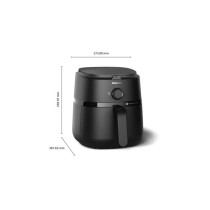 Philips Friteuse sans huile 4.2l 1500w noir - NA120/00