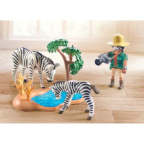 PLAYMOBIL 71295 Photographe avec déguisement et zebres