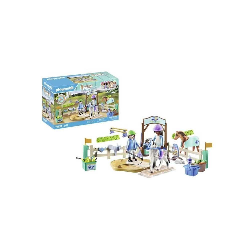 PLAYMOBIL 71637 Arene d'équitation, Horses of Waterfall, 67 pieces, D PLAYMOBIL 71637 Arene d'équitation, Horses of Waterfall, 67 pieces, D