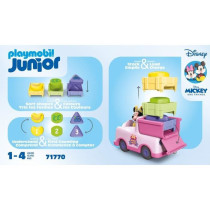 PLAYMOBIL Junior 71770 Minnie avec voiturette a fruits, Disney, 8 piec