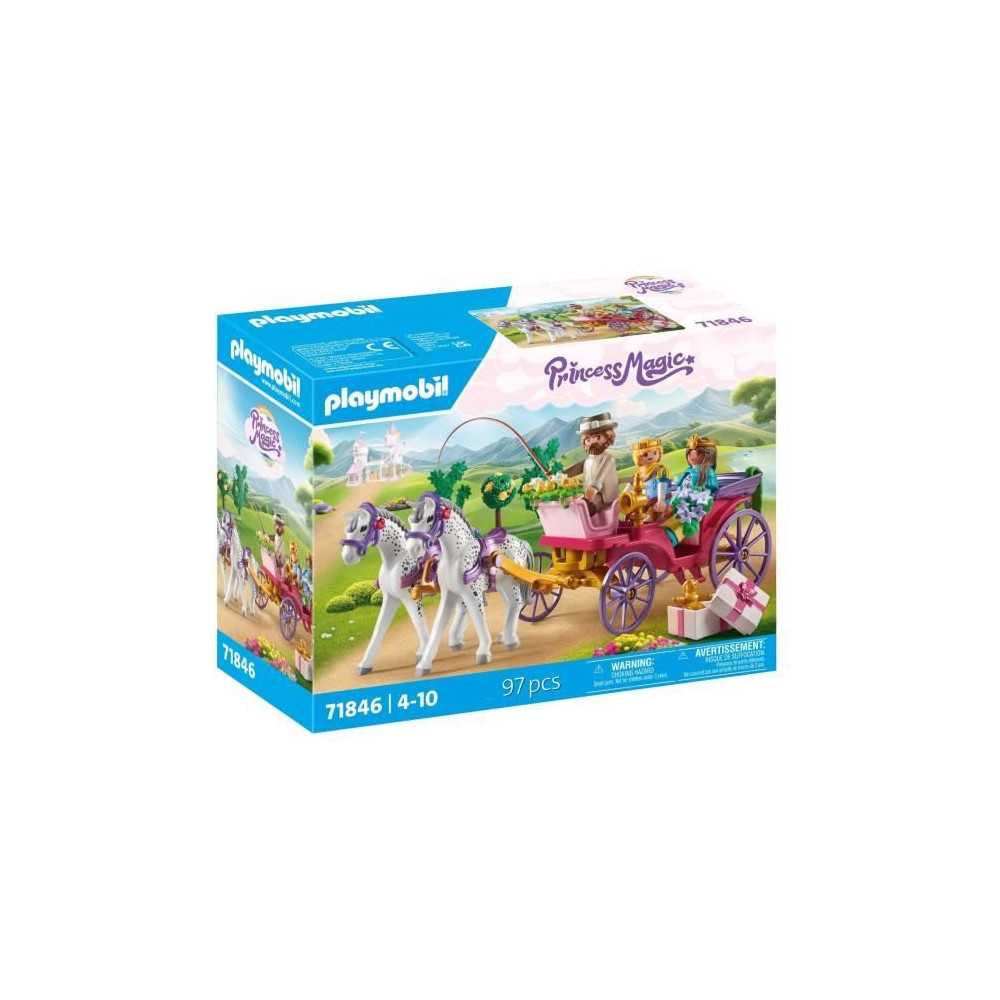 PLAYMOBIL 71846 Caleche avec couple princier et cocher