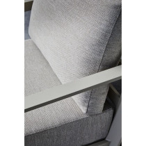 Ensemble de détente de jardin - Structure en aluminium - Tissu - Prol