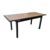 Table de jardin - Rectangulaire - Extensible - Structure en aluminium