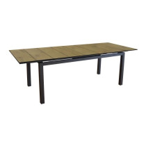 Table de jardin - Rectangulaire - Extensible - Structure en aluminium