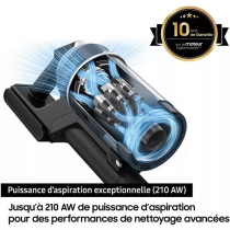 Aspirateur Balai avec Clean Station Samsung Bespoke Jet Plus VS20B95B4