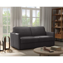 Canapé convertible express - 3 places - SMALL - Tissu como 22 Graphit