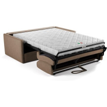 Canapé convertible express - 3 places - SMALL - Tissu como 5 Antelope