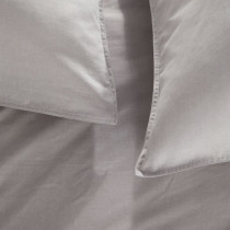 Housse de couette - TODAY - CHARME - Chambray - Gris clair Constance -