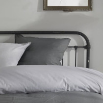 Housse de couette - TODAY - CHARME - Coton 57 fils - Gris clair x Dune