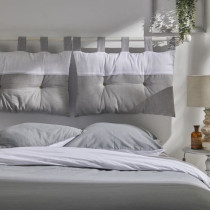 Housse de couette - TODAY - CHARME - Coton 57 fils - Gris clair x Dune