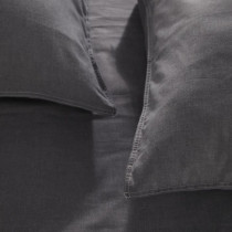 Housse de couette - TODAY - CHARME - Chambray - Gris foncé Capucine -