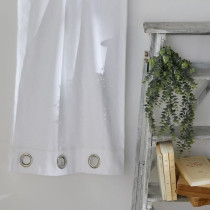 Voilage - TODAY - CHARME - oeillets slub craie - 140 x 240 cm