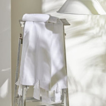 Voilage - TODAY - CHARME - Pattes slub craie - 140 x 240 cm