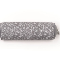 Coussin Polochon - TODAY - CHARME - Imprimé Gris foncé Capucine - 45