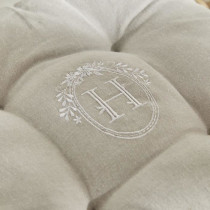 Assise matelassée - TODAY - CHARME - Chambray x Petite Broderie Beren