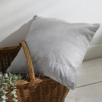 Coussin - TODAY - CHARME - Chambray x Petite broderie Capucine - 40 x