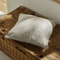Coussin - TODAY - CHARME - Chambray x Petite broderie Berenice - 40 x