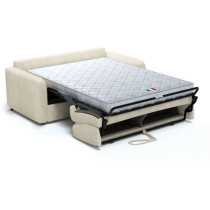 Canapé convertible express - 3 places - TOM - Tissu Lincoln 3 - 185 x