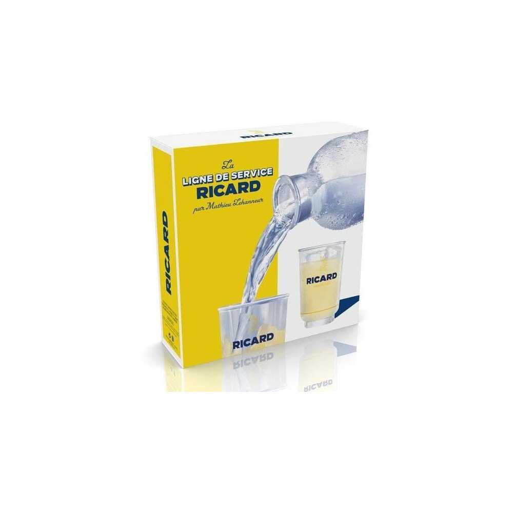 Coffret Lehanneur - Ricard - Pastis de Marseille - 2 verres et 1 caraf Coffret Lehanneur - Ricard - Pastis de Marseille - 2 verres et 1 caraf
