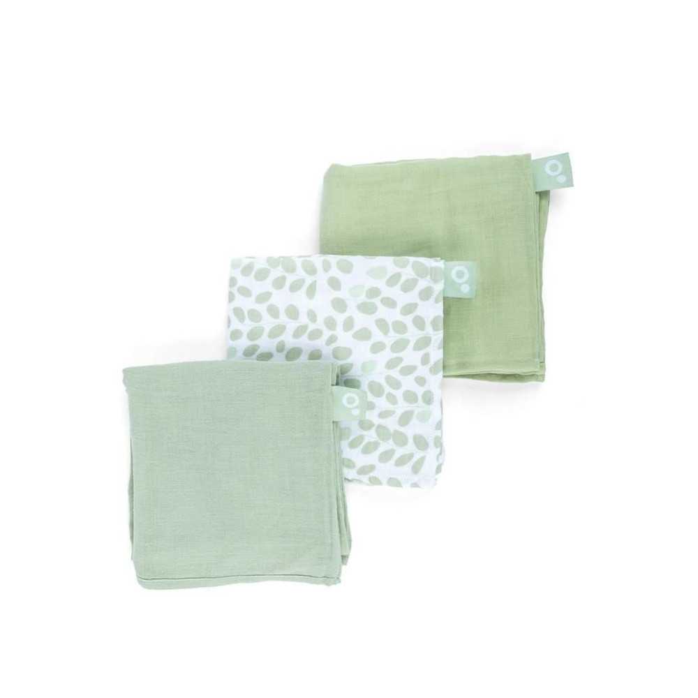 Lot de 3 langes - DOOMOO - Gaze de coton biologique - Certifié oeko-T Lot de 3 langes - DOOMOO - Gaze de coton biologique - Certifié oeko-T