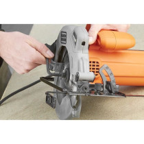 Scie Circulaire Filaire 1250W BLACK+DECKER (Livrée avec 1 lame + 1 gu
