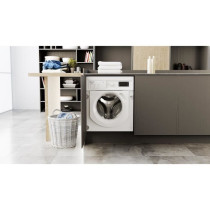 Lave-linge hublot encastrable HOTPOINT BIWMHG81485EU - 8 kg - Inductio