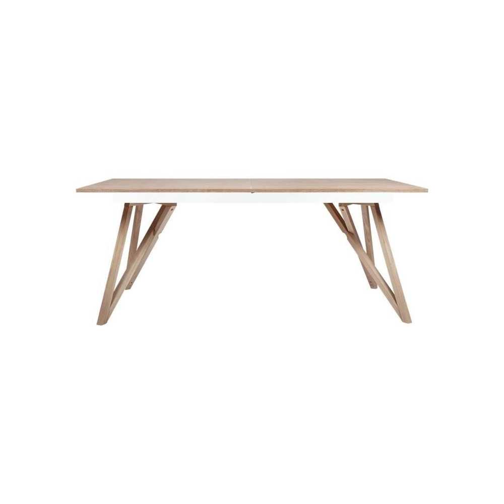 Table a manger extensible - placage frene - style scandinave - Sawyer Table a manger extensible - placage frene - style scandinave - Sawyer