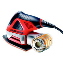 Ponceuse Excentrique Filaire 480W BLACK+DECKER (Livrée avec Coffret +