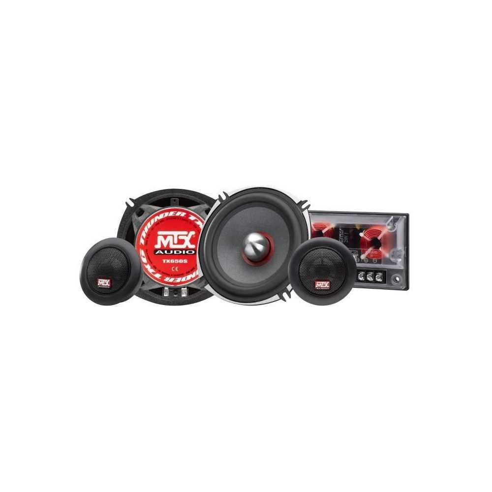 MTX TX650S Haut-parleurs voiture Kit 13cm 2 voies 80W RMS 4O Châssis MTX TX650S Haut-parleurs voiture Kit 13cm 2 voies 80W RMS 4O Châssis