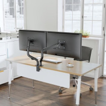 Bras articulés double - OPLITE - MT10 - Noir - Ergonomique - Réglabl