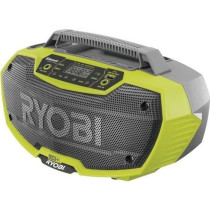 RYOBI - Radio de chantier 18V ONE+ stéréo Bluetooth AM/FM - port de