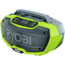 RYOBI - Radio de chantier 18V ONE+ stéréo Bluetooth AM/FM - port de