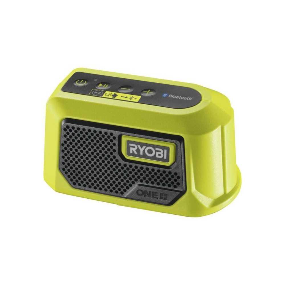 RYOBI - Enceinte Bluetooth compacte 18V ONE+ - RBTM18-0 RYOBI - Enceinte Bluetooth compacte 18V ONE+ - RBTM18-0