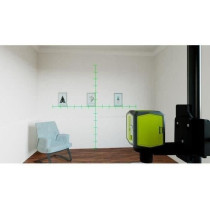 RYOBI - Laser croix vert avec traits de repere - portée 15 m - préci