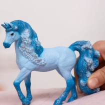 Figurine Licorne Marine Elementa - Figurine Licorne Fille Détaillée
