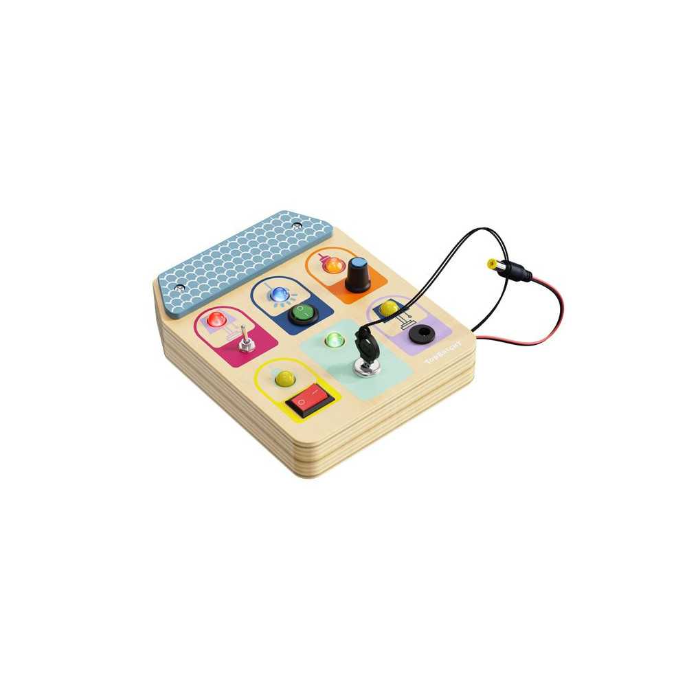 Interrupteur Busy Board, Jeu éducatif, pour apprendre a appuyer/tourn Interrupteur Busy Board, Jeu éducatif, pour apprendre a appuyer/tourn