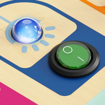 Interrupteur Busy Board, Jeu éducatif, pour apprendre a appuyer/tourn