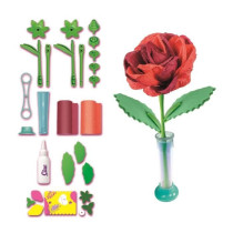 CLEMENTONI - Crée tes fleurs - Rose