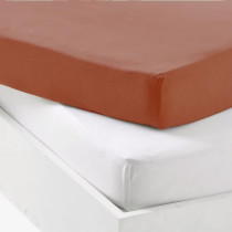 Lot 1 alese + 1 drap housse - P'TIT DODO - 70 x 140 cm - Blanc / Tomet